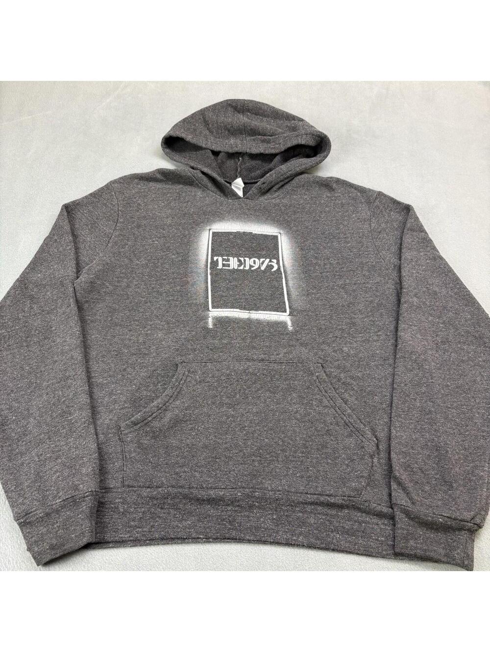 2014 The 1975 North American Tour Band Hoodie Size XL Gray